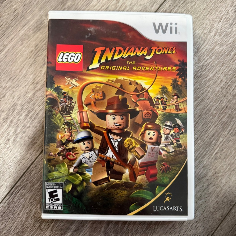 LEGO Indiana Jones The Original Adventures Nintendo Wii Complete CIB w/ Manual